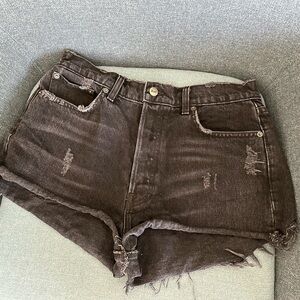 Reformation jean shorts